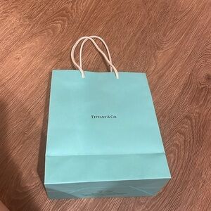 Tiffany and Co Shopping Bag (can fit jewelry or ring box)